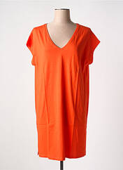 Robe mi-longue orange TANIT CODE pour femme seconde vue