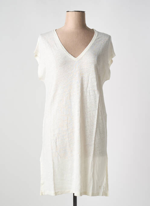 Robe mi-longue beige TANIT CODE pour femme