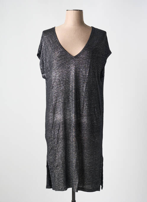 Robe mi-longue noir TANIT CODE pour femme