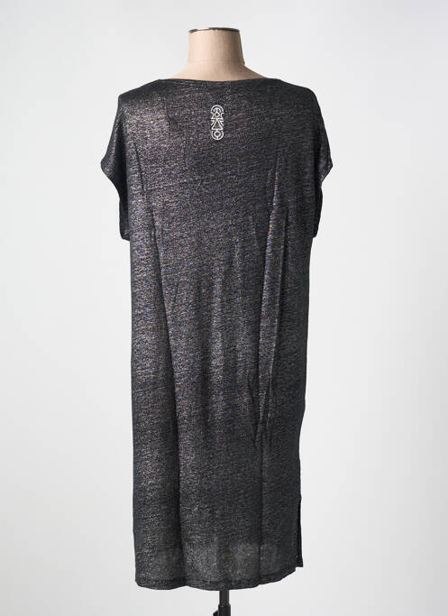 Robe mi-longue noir TANIT CODE pour femme