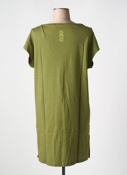 Robe mi-longue vert TANIT CODE pour femme