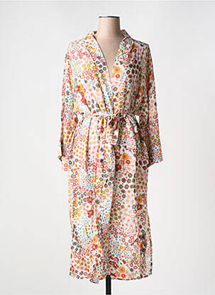 Veste kimono coupe fluide beige TANIT CODE femme