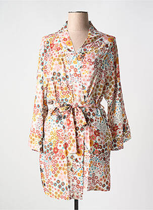 Veste kimono coupe fluide beige TANIT CODE femme