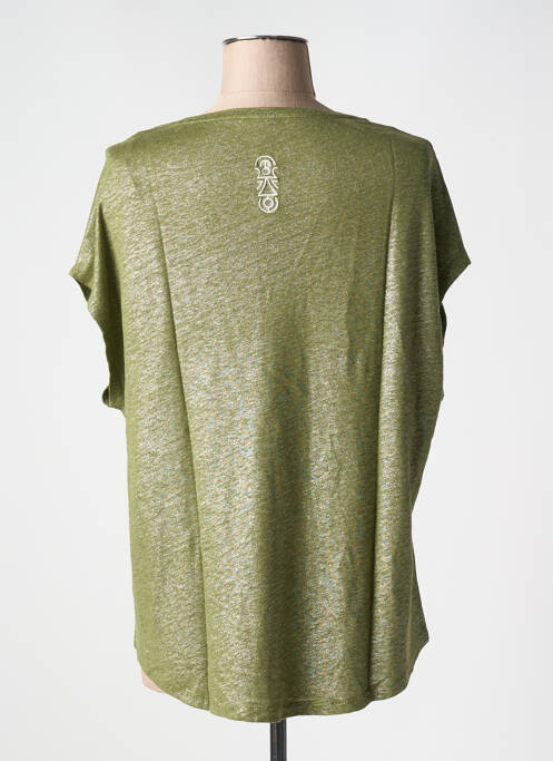 T-shirt vert TANIT CODE pour femme