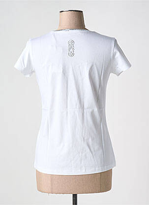T-shirt stretch manches courtes blanc TANIT CODE femme