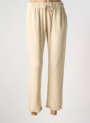 Pantalon droit beige TANIT CODE pour femme seconde vue
