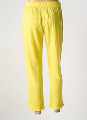 Pantalon droit jaune TANIT CODE pour femme seconde vue