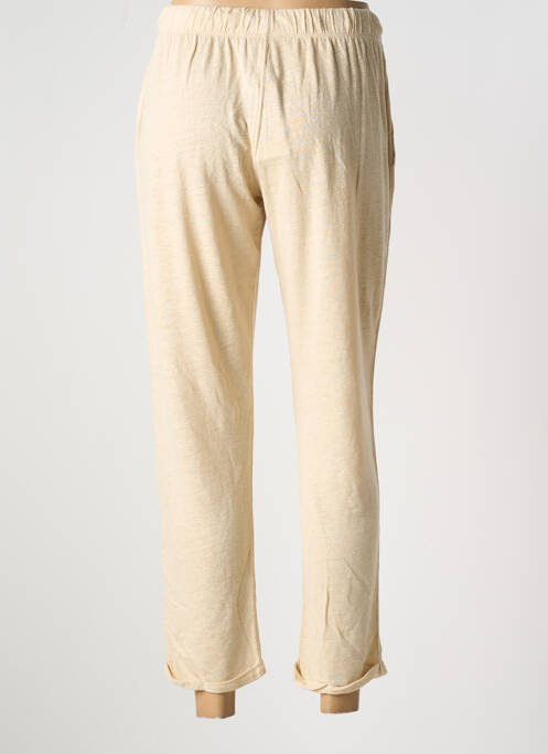Pantalon droit beige TANIT CODE pour femme