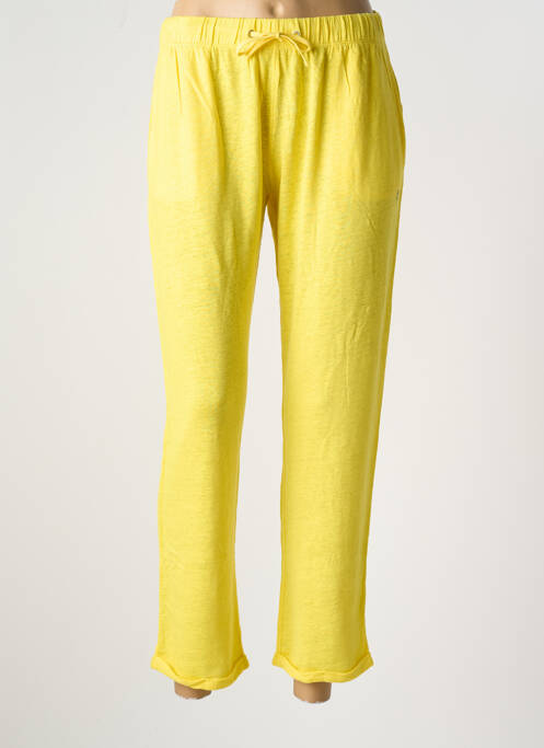 Pantalon droit jaune TANIT CODE pour femme