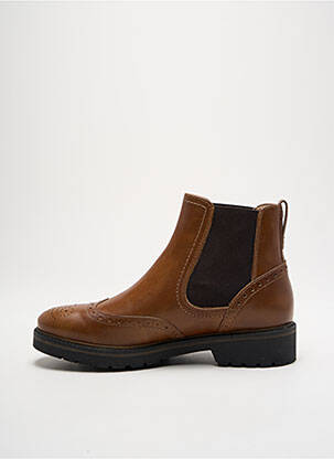 Bottines/boots matière lisse talon plat jusqu'à 3cm marron NERO GIARDINI femme