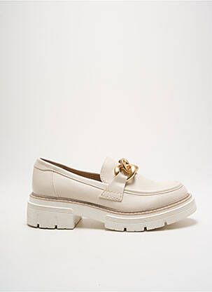 Mocassins matière lisse talon de 4 à 6cm beige MARCO TOZZI femme