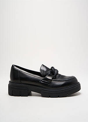Mocassins tissage satiné talon de 4 à 6cm noir MARCO TOZZI femme