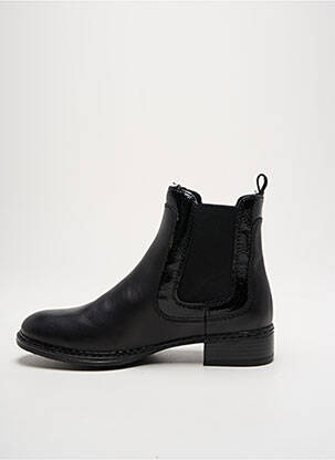 Bottines/boots fourrée talon plat jusqu'à 3cm noir RIEKER femme