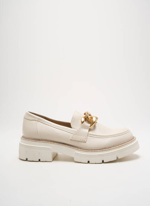 Mocassins matière lisse talon de 4 à 6cm beige MARCO TOZZI femme