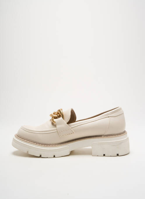 Mocassins matière lisse talon de 4 à 6cm beige MARCO TOZZI femme