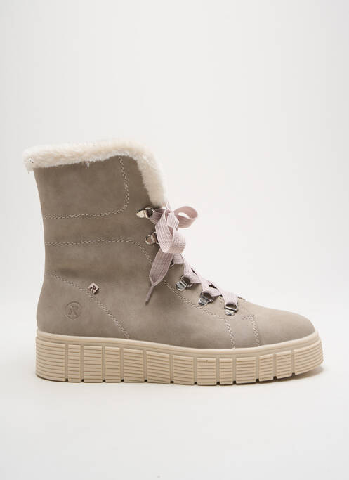 Bottines/Boots gris RIEKER pour femme