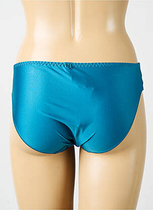 Culotte effet matière satinée bleu LOUISA BRACQ femme