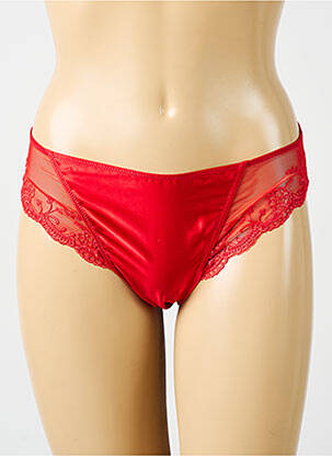 Culotte tissage satiné rouge LISE CHARMEL femme