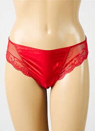 Culotte tissage satiné rouge LISE CHARMEL femme