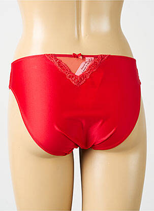 Culotte tissage satiné rouge LISE CHARMEL femme