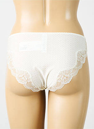 Culotte effet matière satinée beige ANTIGEL femme