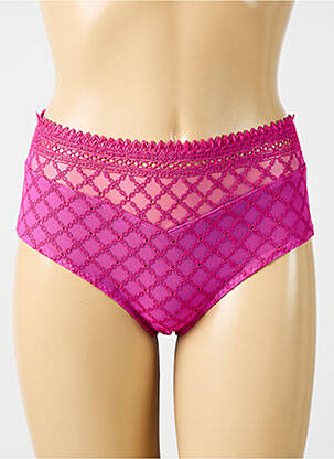 Culotte haute rose LOUISA BRACQ pour femme