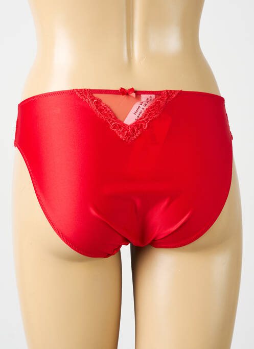 Culotte tissage satiné rouge LISE CHARMEL femme