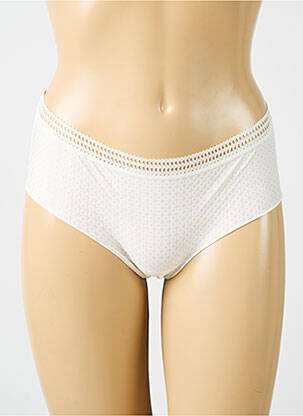Shorty effet matière satinée beige ANTIGEL femme