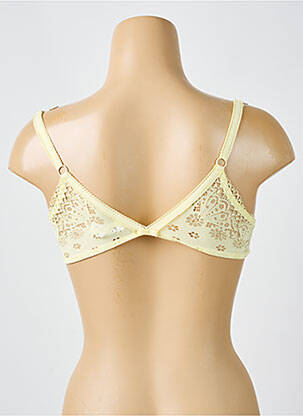 Soutien-gorge sans armature haut triangles jaune SIMONE X SIMONE PÉRÈLE femme