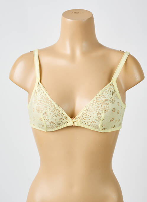 Soutien-gorge sans armature haut triangles jaune SIMONE X SIMONE PÉRÈLE femme