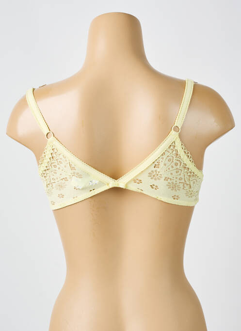 Soutien-gorge sans armature haut triangles jaune SIMONE X SIMONE PÉRÈLE femme