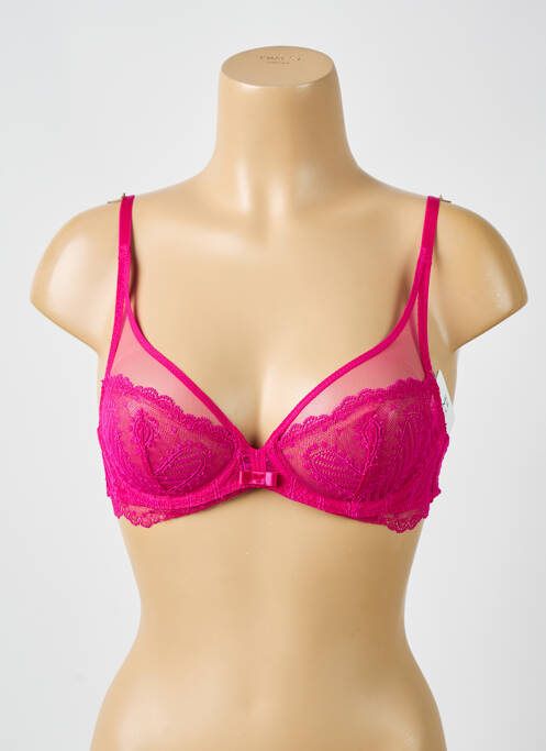 Soutien-gorge bretelle multi position haut soutien-gorge emboitant rose SIMONE PERELE femme