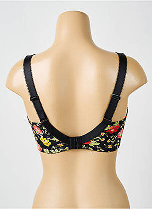 Soutien-gorge broderie haut soutien-gorge emboitant noir ANTIGEL femme