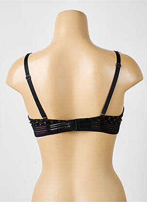 Soutien-gorge effet matière satinée haut soutien-gorge emboitant noir ANTIGEL femme