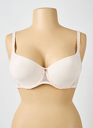 Soutien-gorge effet matière satinée haut soutien-gorge moulé rose LOUISA BRACQ femme
