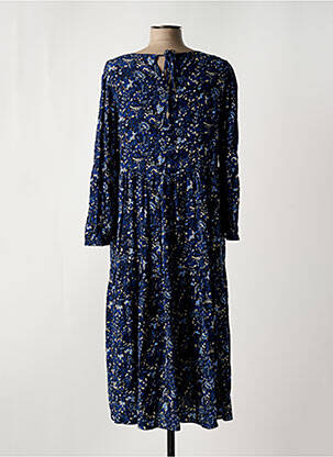 Robe longue manches longues manches longues bleu NOA NOA femme