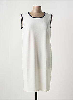 Robe mi-longue sans manche sans manche blanc TELMAIL femme