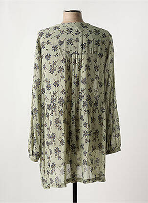 Tunique manches longues légère et transparente vert MASAI femme