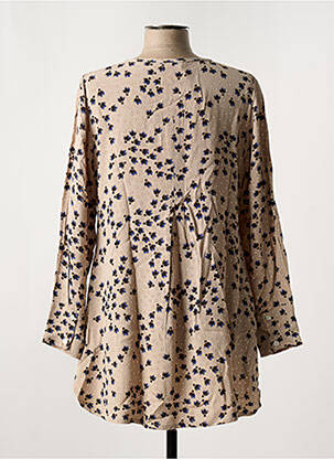 Tunique manches longues légère et transparente beige MASAI femme