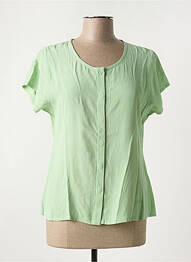 Chemisier manches courtes manches courtes vert MASAI femme