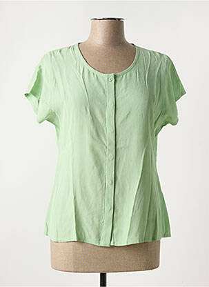 Chemisier manches courtes manches courtes vert MASAI femme
