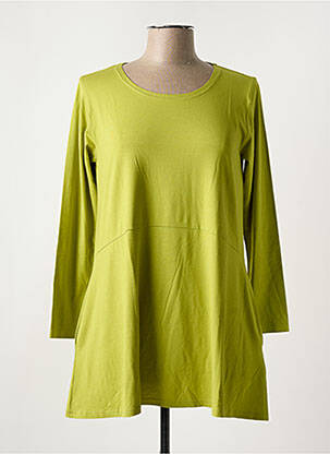 Tunique manches longues col rond vert MASAI femme