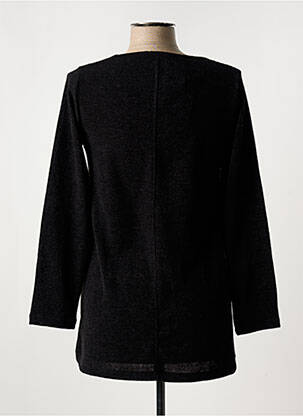 Pull stretch manches longues noir G!OZE femme
