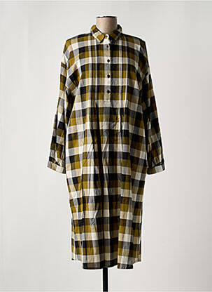 Robe mi-longue vert MASAI pour femme