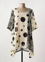 Tunique manches longues beige G!OZE pour femme seconde vue