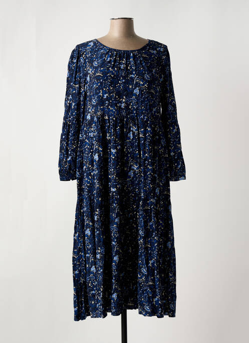Robe longue manches longues manches longues bleu NOA NOA femme