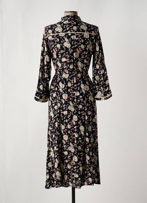 Robe longue manches longues manches longues noir NOA NOA femme