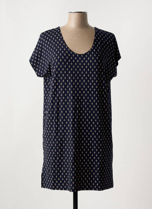 Tunique manches courtes tissage jersey bleu MASAI femme