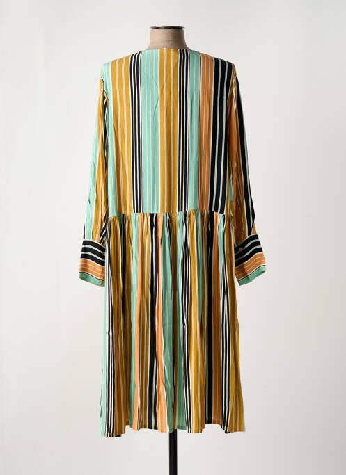 Robe mi-longue jaune MASAI pour femme