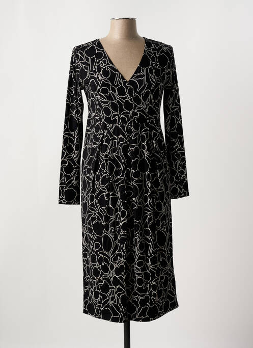 Robe mi-longue noir MASAI pour femme